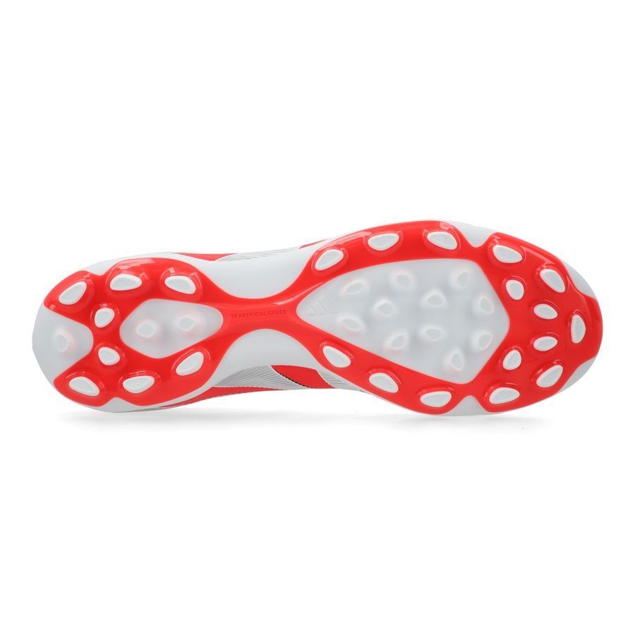 adidas Predator League 2G/3G AG Pure Victory - Lucid Red/Blanc/Noir