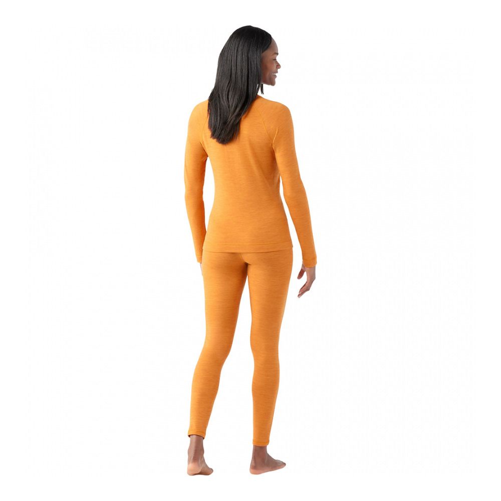 Smartwool CLASSIC THERMAL MERINO CREW - Sous-couche Femme marmalade heather