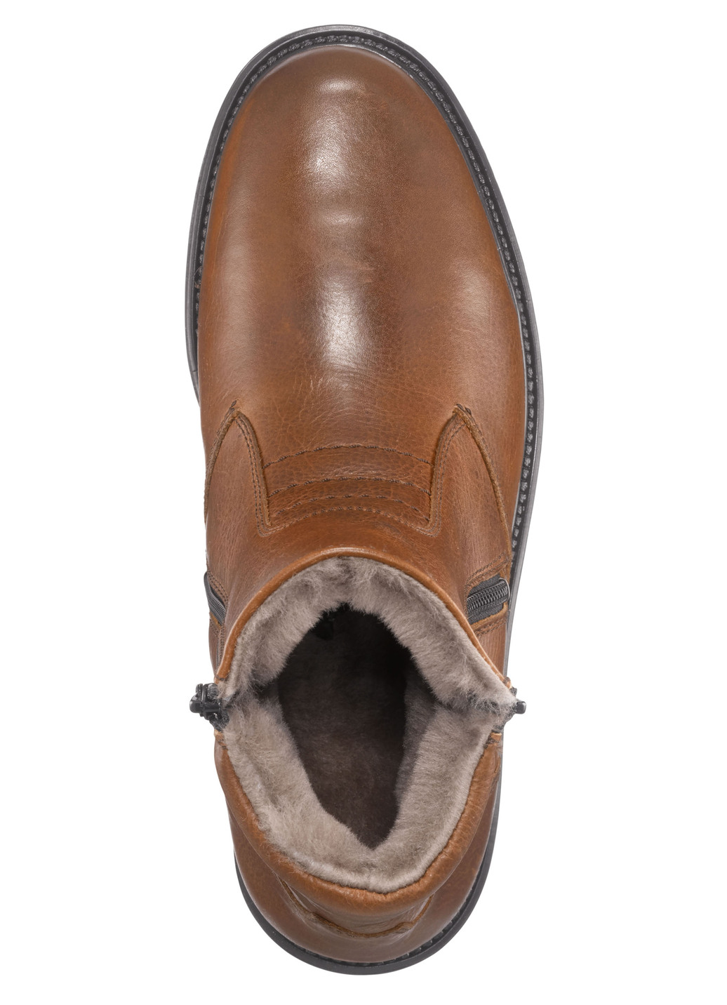 Stiefel mit molligem Lammfellfutter