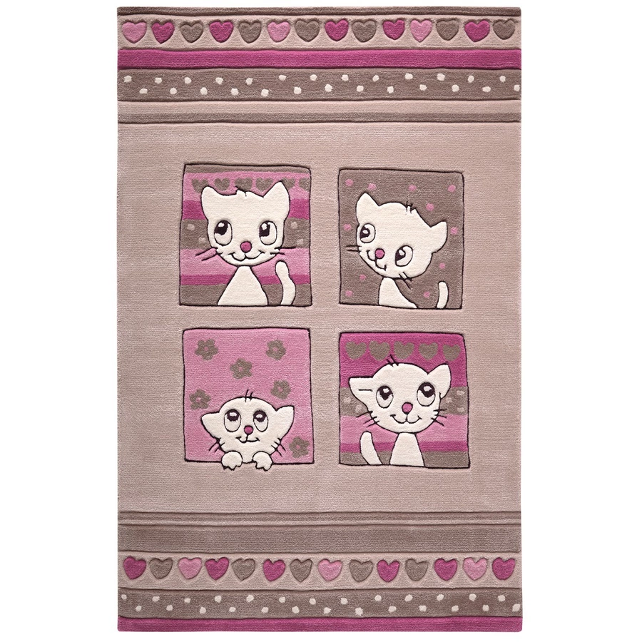 Smart Kids Kinderteppich Kitty Kat beige