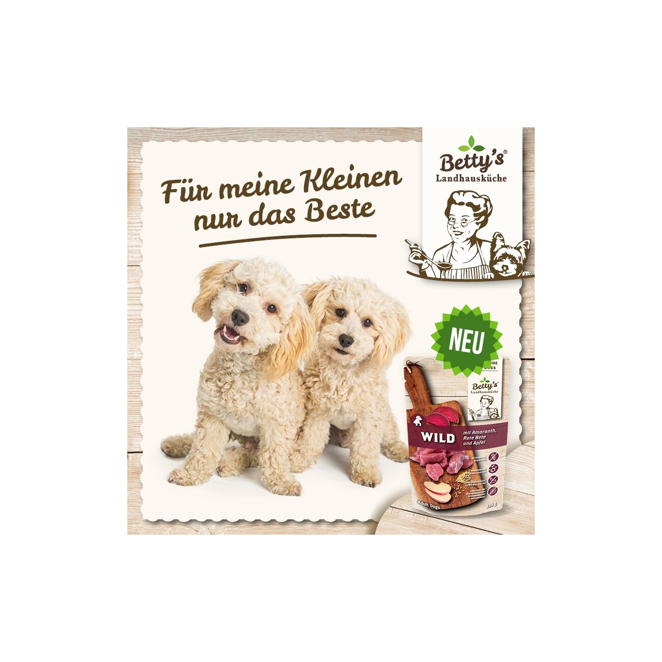 Betty's Landhausküche Frischebeutel Ente Amaranth 10x125 g