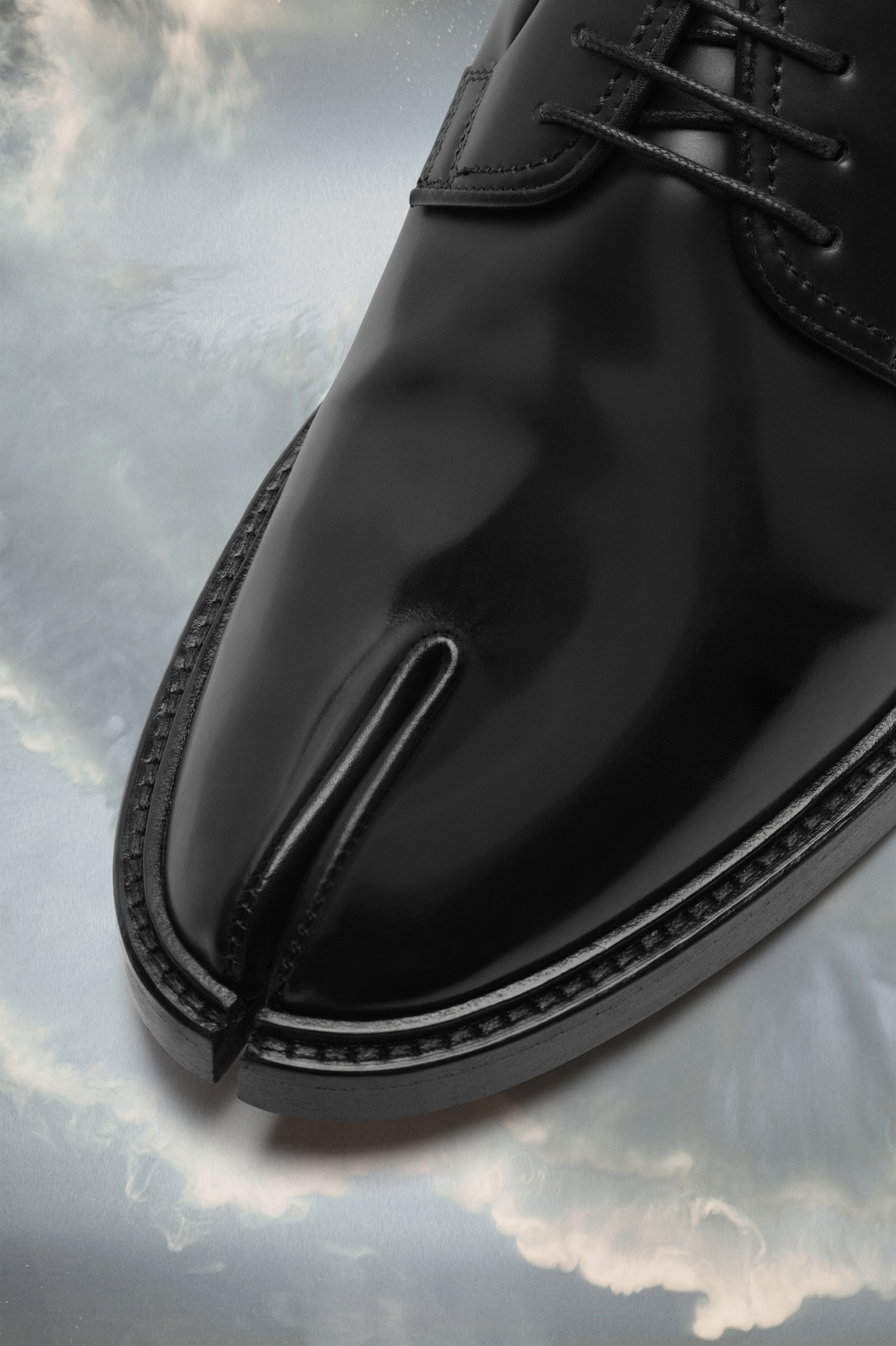 Chaussures en cuir Slip-on Tabi pour homme