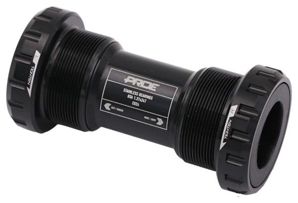 Boîtier de Pédalier Pride Racing EB24 Acier Inoxydable Noir