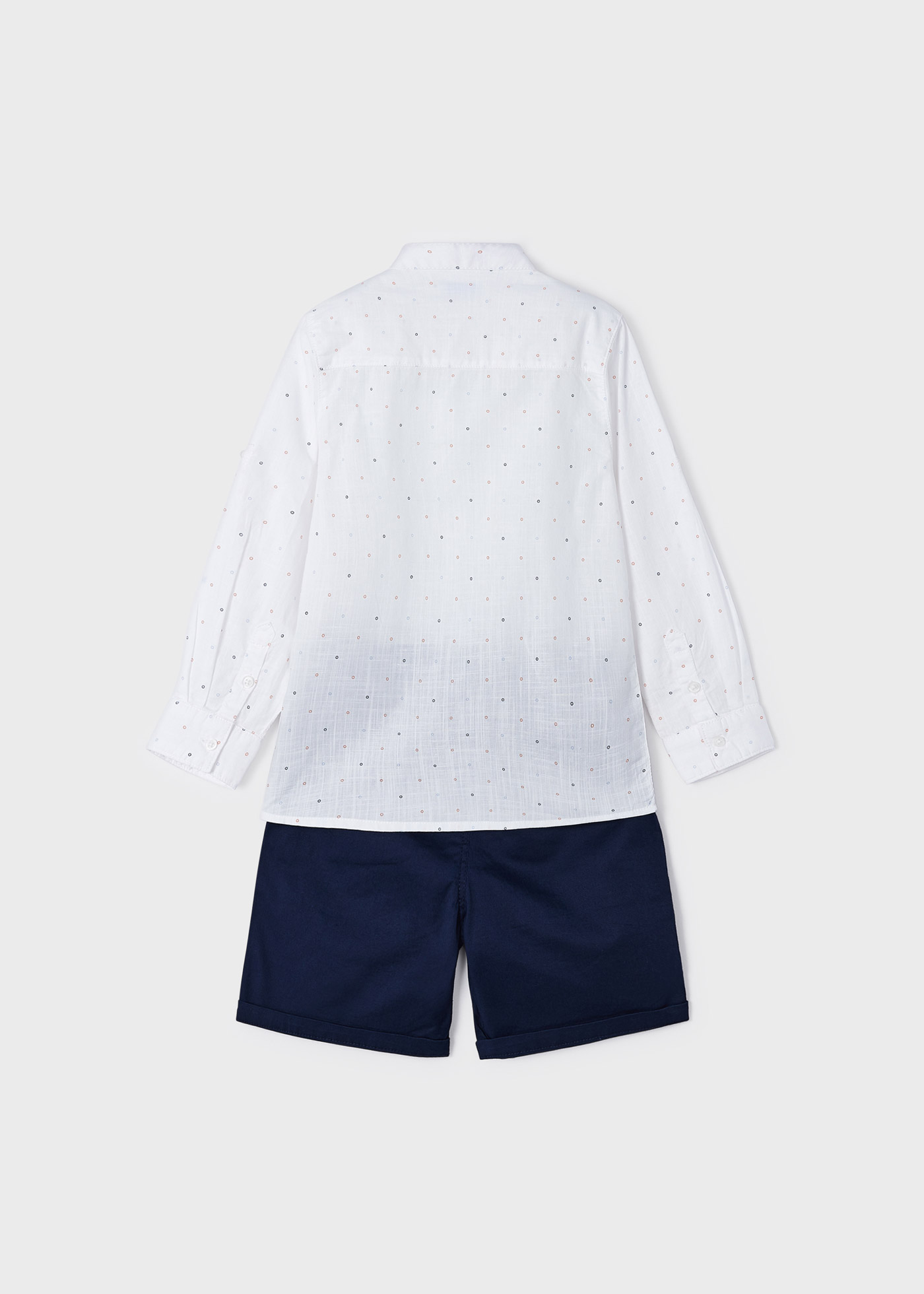 Conjunto de algodão de duas peças para meninos