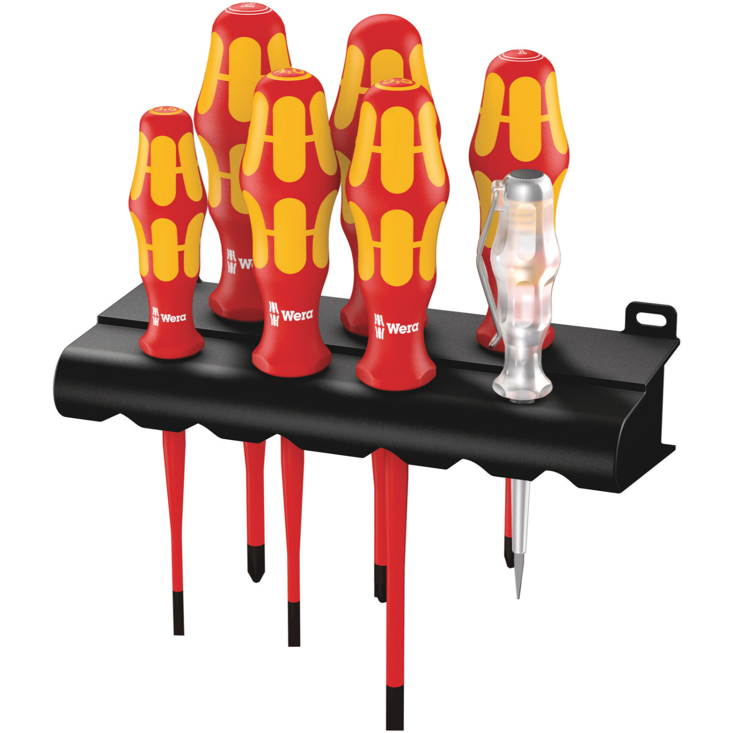 Wera 05006480001 7 delige Kraftform Plus VDE Schroevendraaierset PH/PZ/S