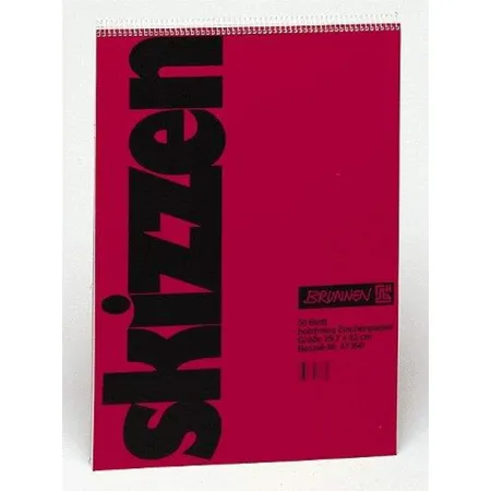 BRUNNEN Zeichen-/Skizzenblock, A3, 297 x 420 mm, 110 g/qm, 50 Blatt
