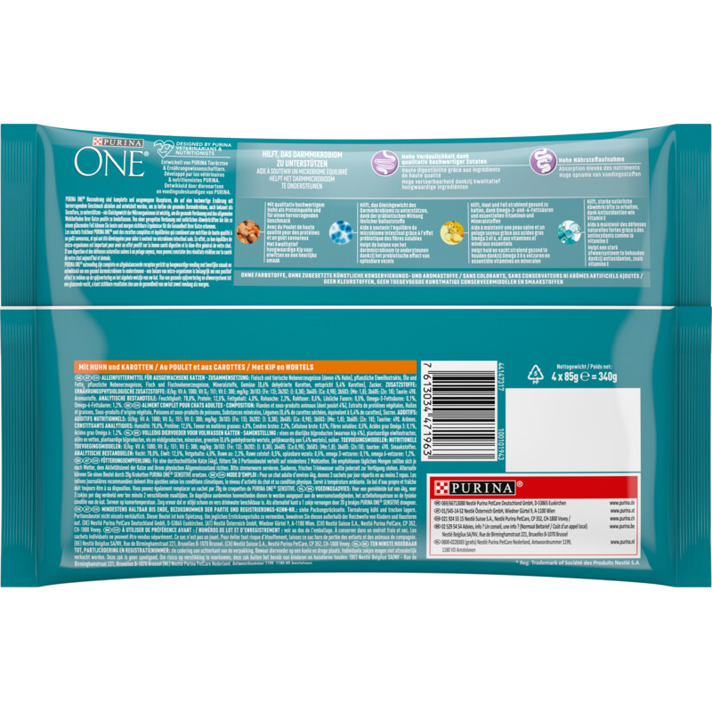 Purina ONE Sensitive met kip en wortels