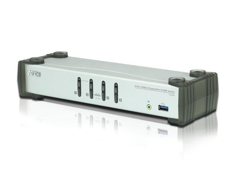 Aten KVM Switch CS1914-AT-G 4-Port USB 3.0 DisplayPort KVMP Switch