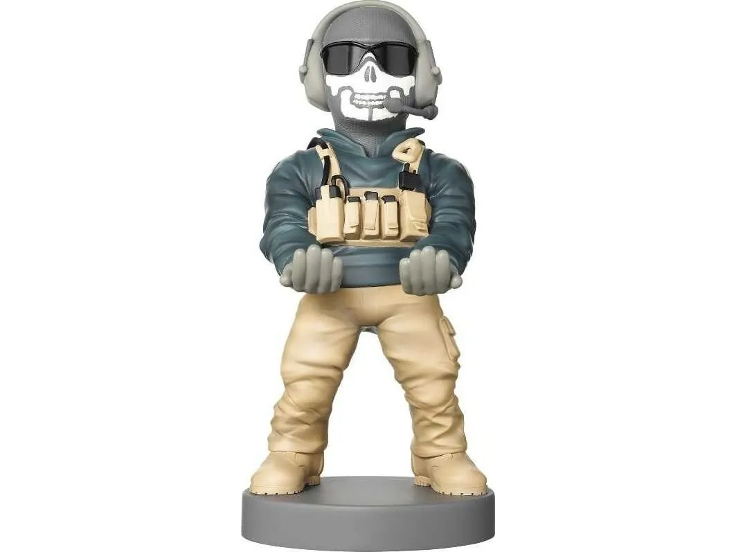 EXG Cable Guys - Call of Duty Lt. Simon ''Ghost'' Riley, Mobiltelefon/Smartphone, Fjernbetjening, Aktiv holder, Indendørs, Flerfarvet