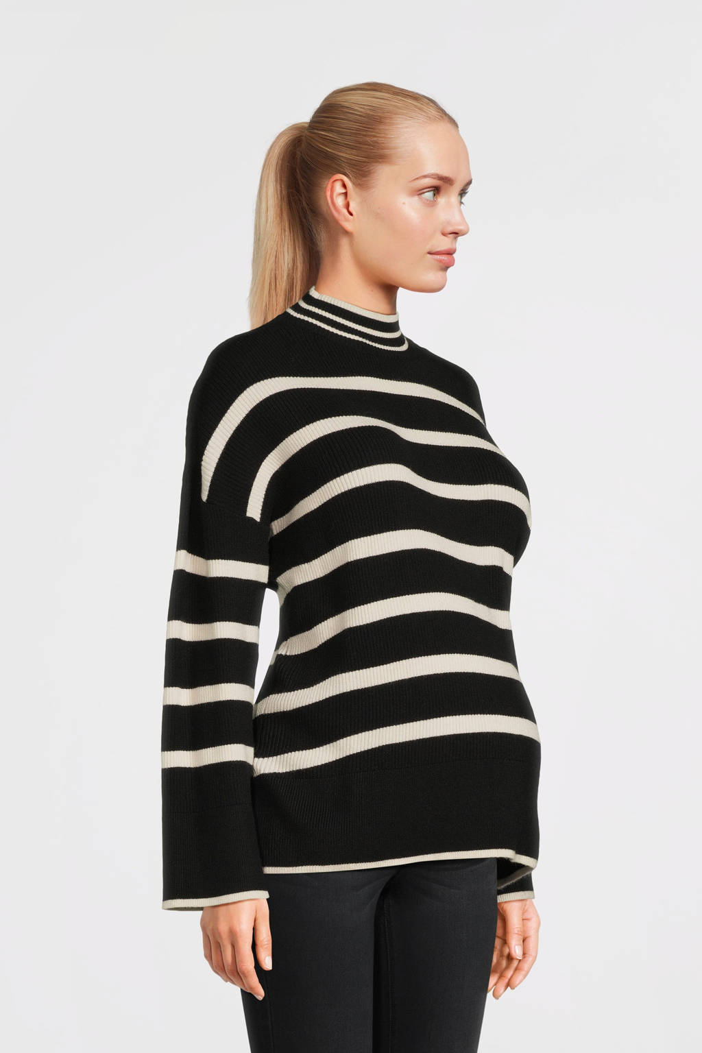 ONLY MATERNITY gebreide zwangerschapstrui zwart