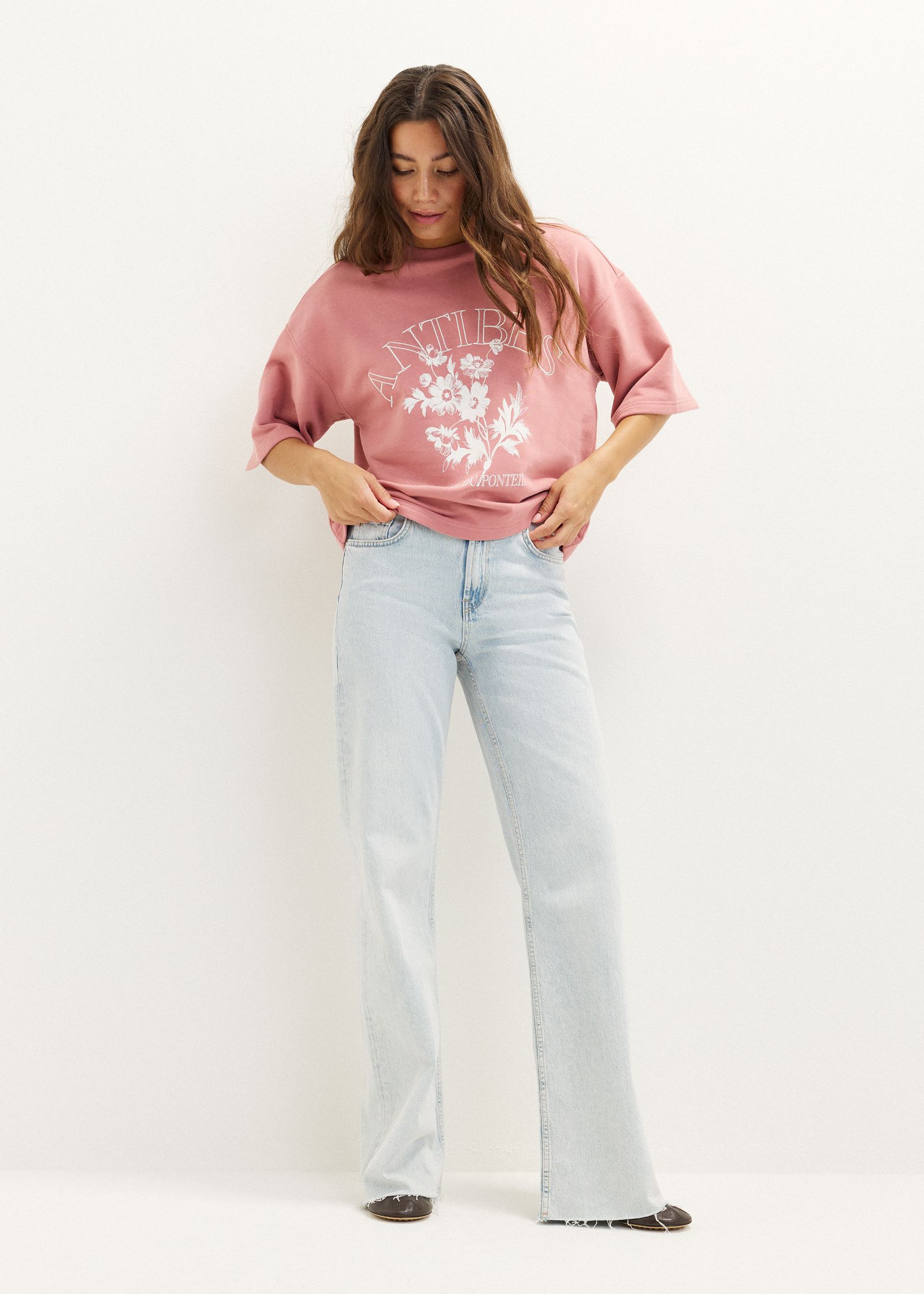 Sweater met korte mouwen