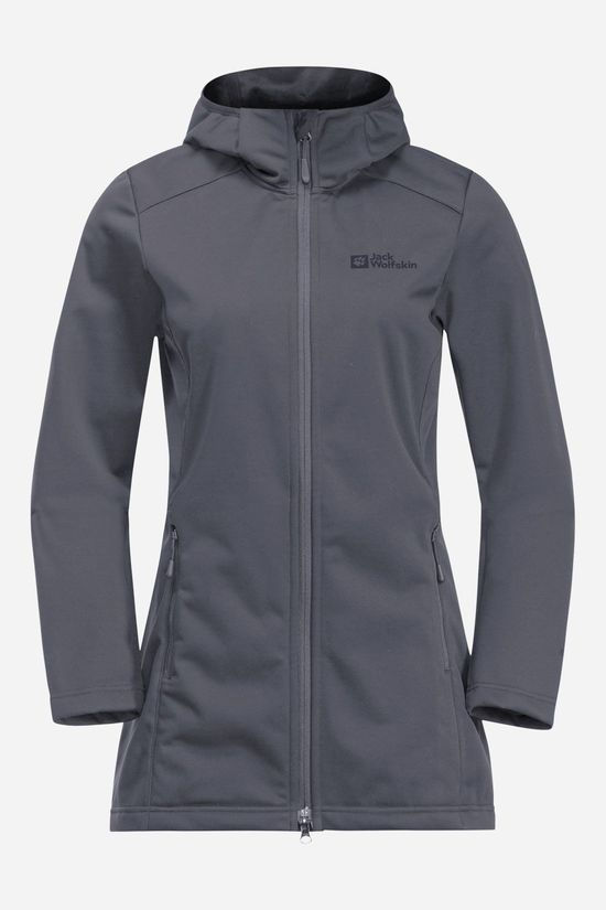 Jack Wolfskin Jack Wolfskin Windhain Softshell Parka Dames