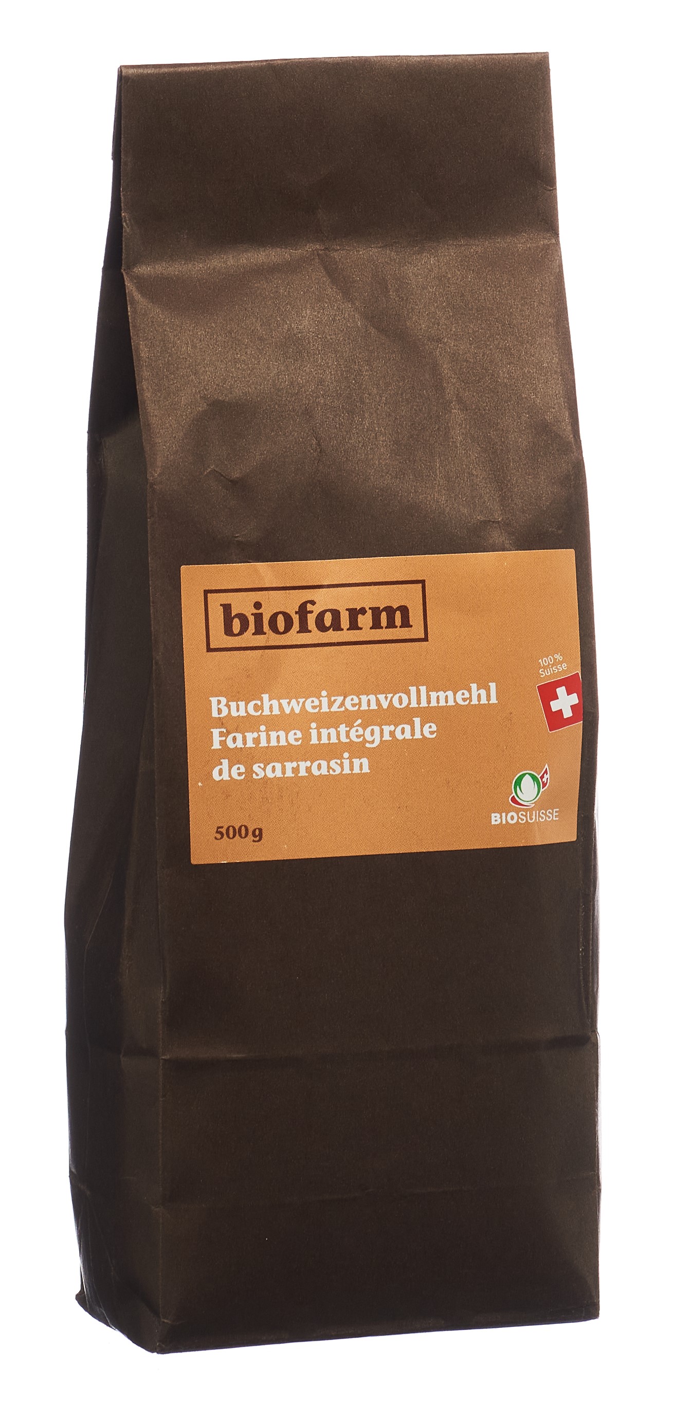 Biofarm Buchweizenvollmehl<br>500 g, Beutel, CH