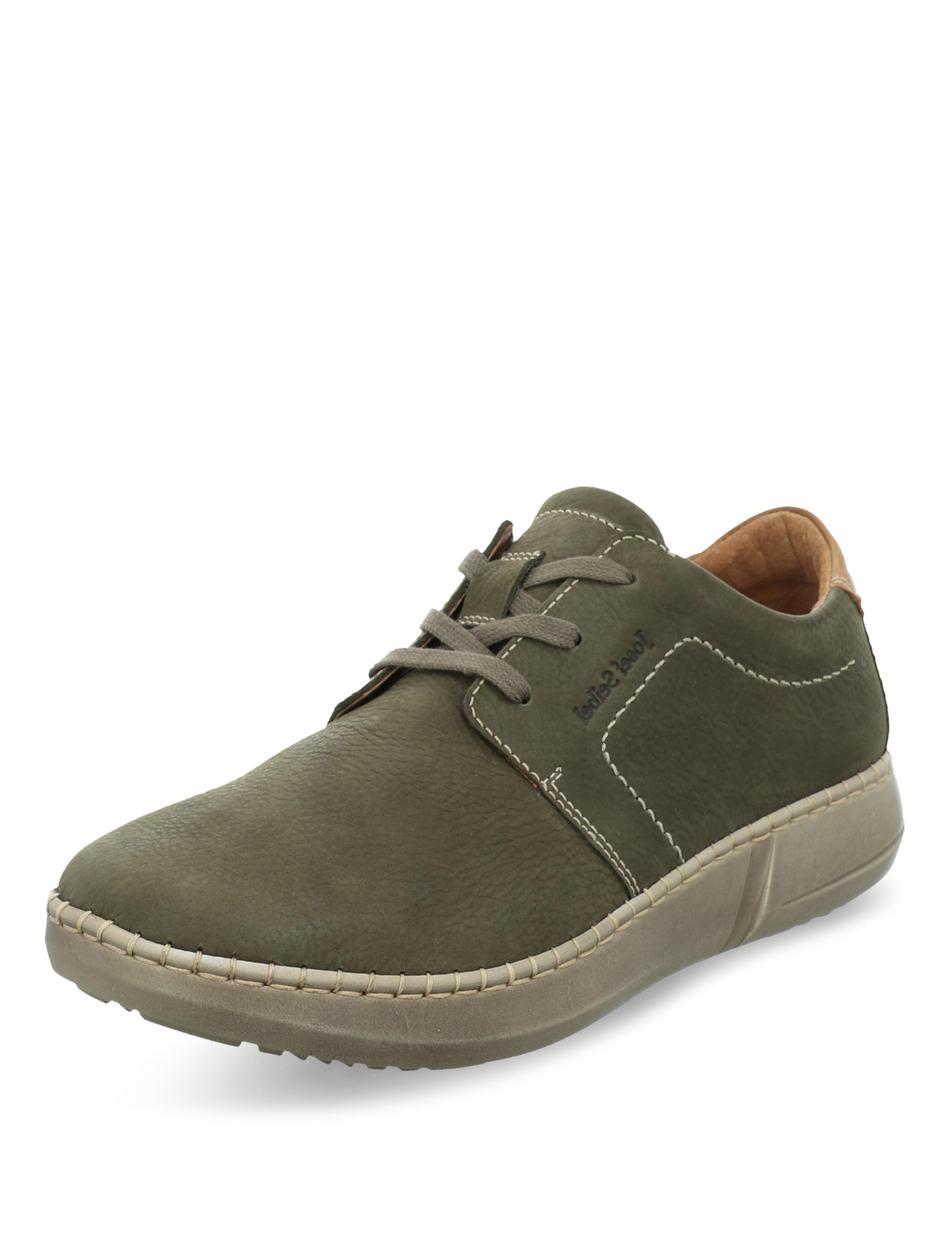 Halbschuh Louis 01, moos-kombi