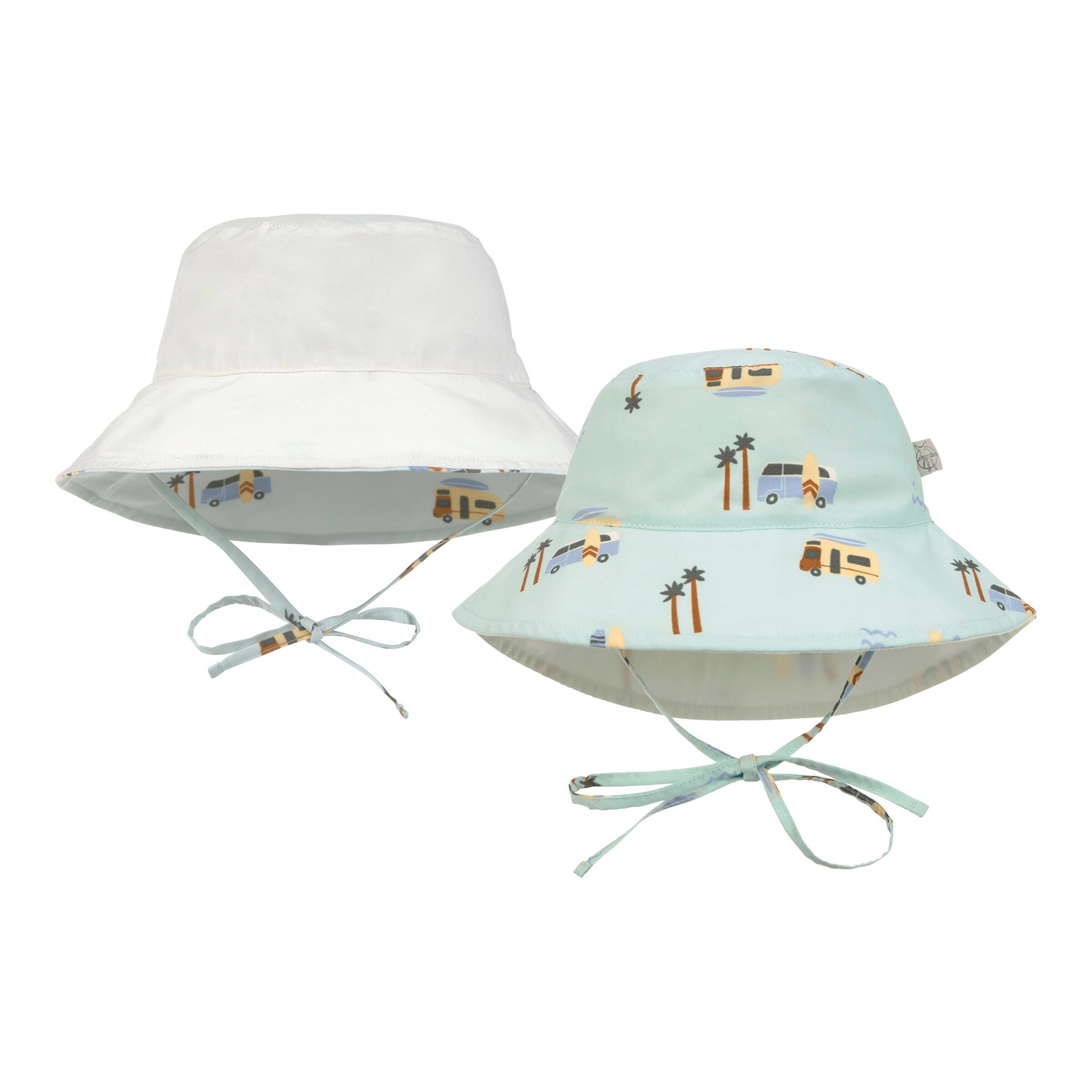Lässig Wende-Sonnenhut mit UV-Schutz Strand mint/bunt