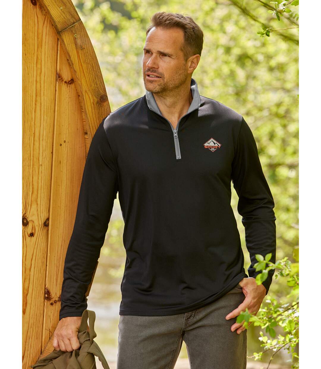 Lot de 2 Sous-Pulls Col Zippé Sport