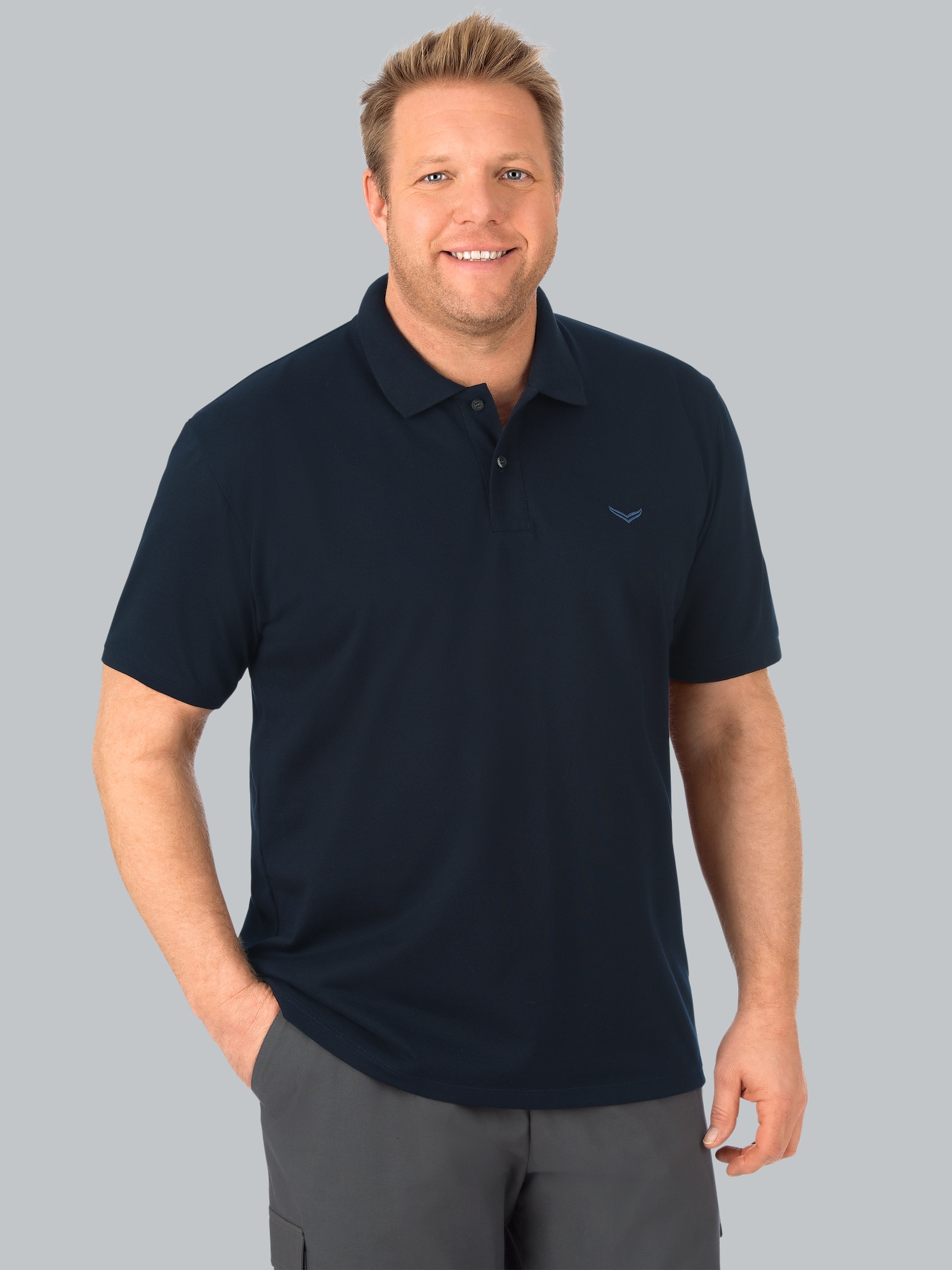 Poloshirt DELUXE Piqué Navy