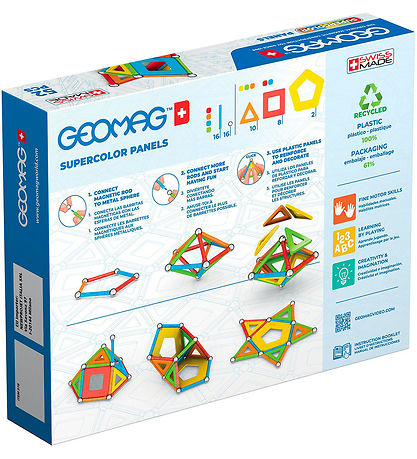 Geomag Magnetset - Supercolor Panels Recycled - 52 Teile