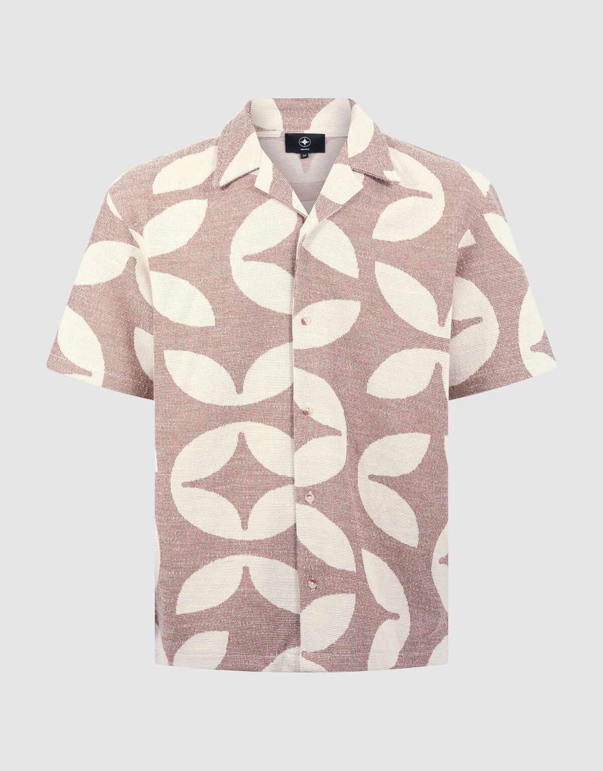 All-over Logo Jacquard Overhemd Bruin