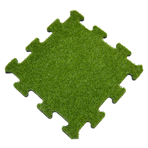 Kunstgrasrubbertegel 30 mm – Puzzelsysteem middenstuk