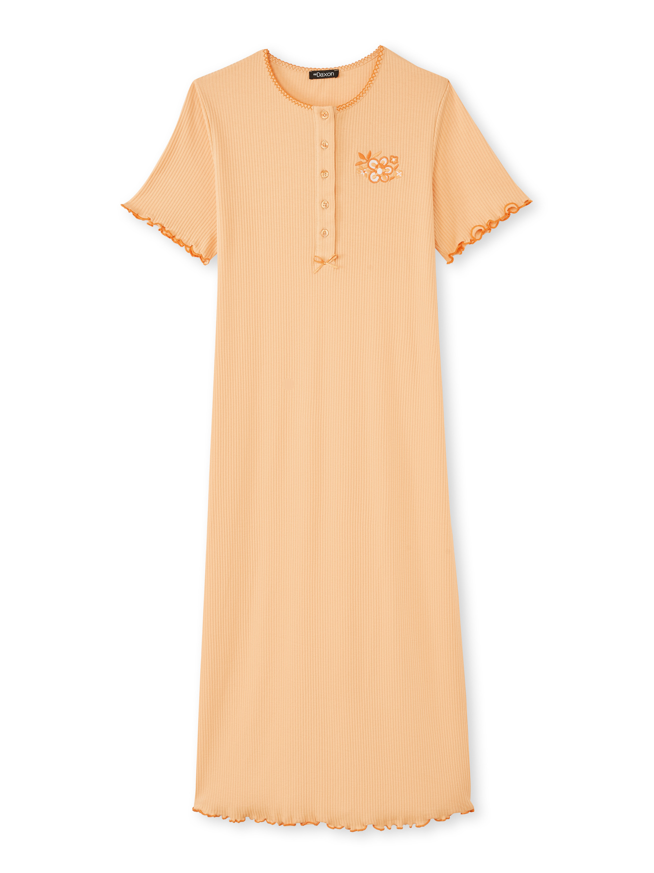 Chemise de nuit longue, interlock
