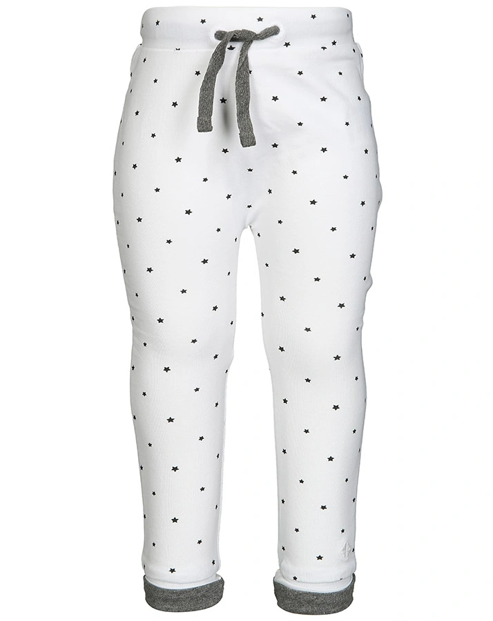 Jersey-Hose COMFORT BO – STARS in weiß