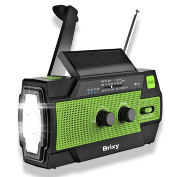 Brixy draagbare noodradio