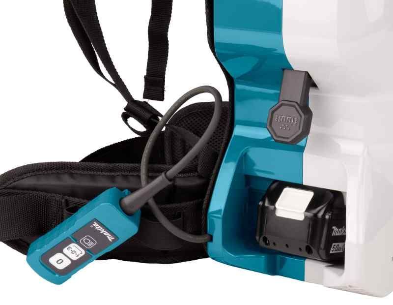 Makita DVC660PT2 2x18V Li-ion accu rugstofzuiger voor schoonmaak set (2x5.0Ah)