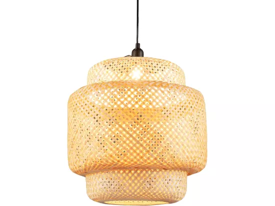 Suspension en Bambou Armature Ø 40 x H 43 cm