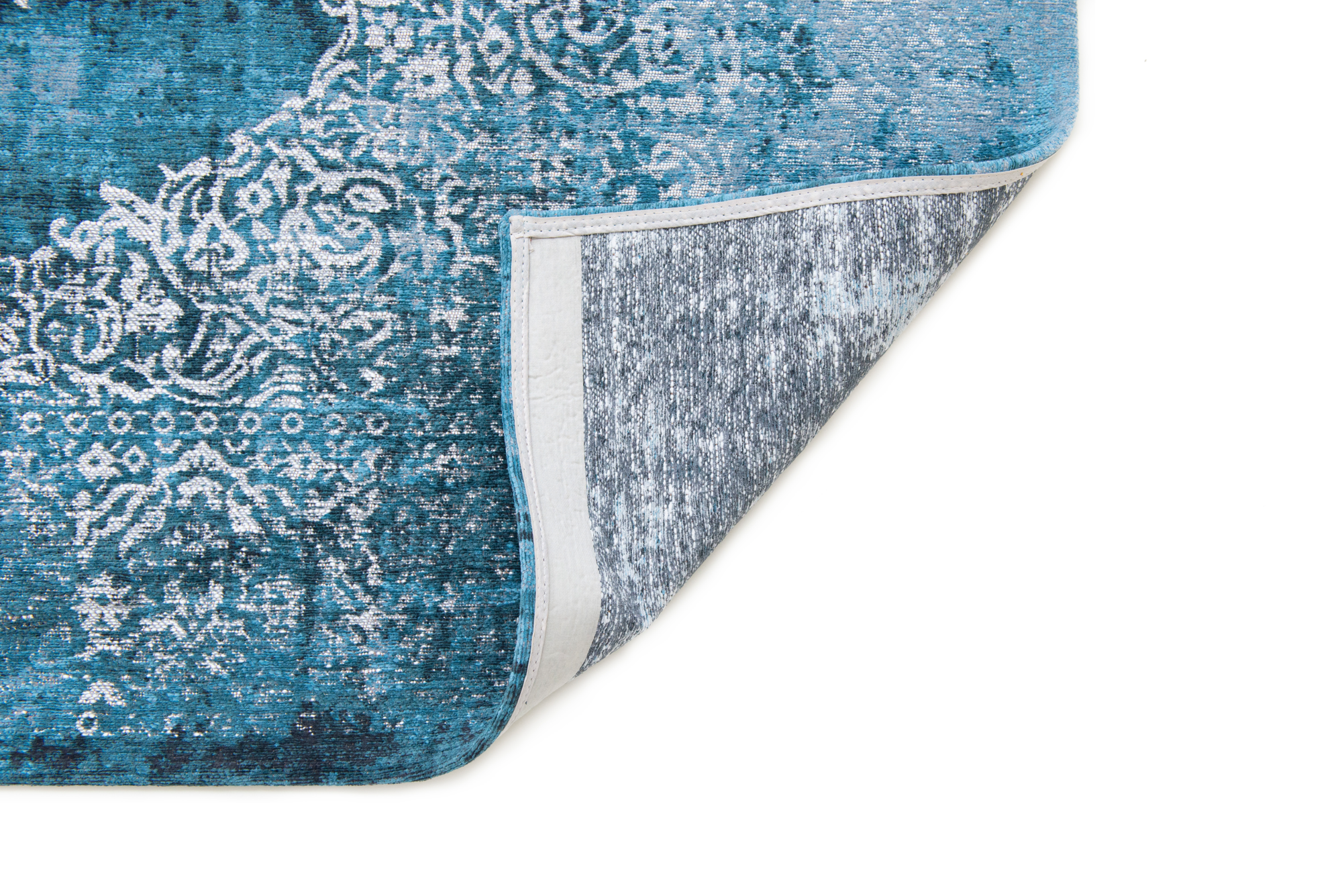 Ecorugs vloerkleed Kirman blauw 240x340 cm