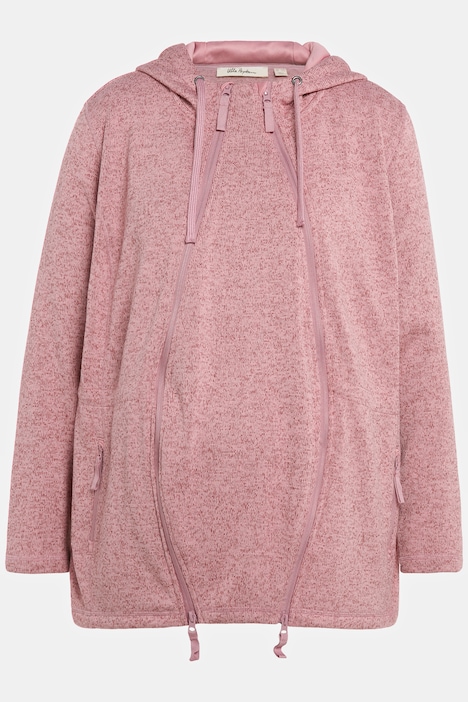 Bellieva-Sweatjacke, herausnehmbarer Einsatz