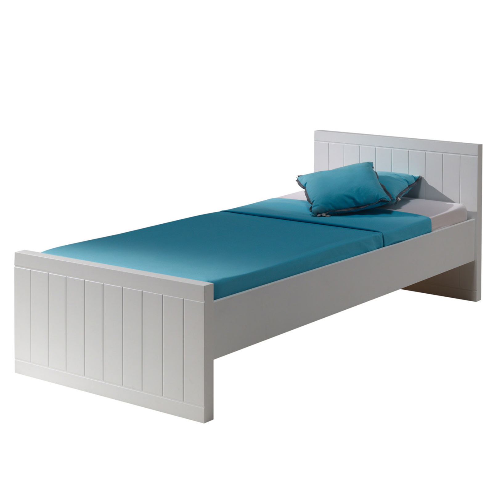 Einzelbett ROBIN - weiß - 90x200 cm