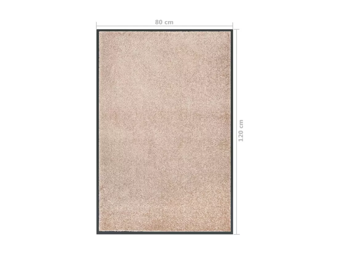 Paillasson Beige 80x120 cm
