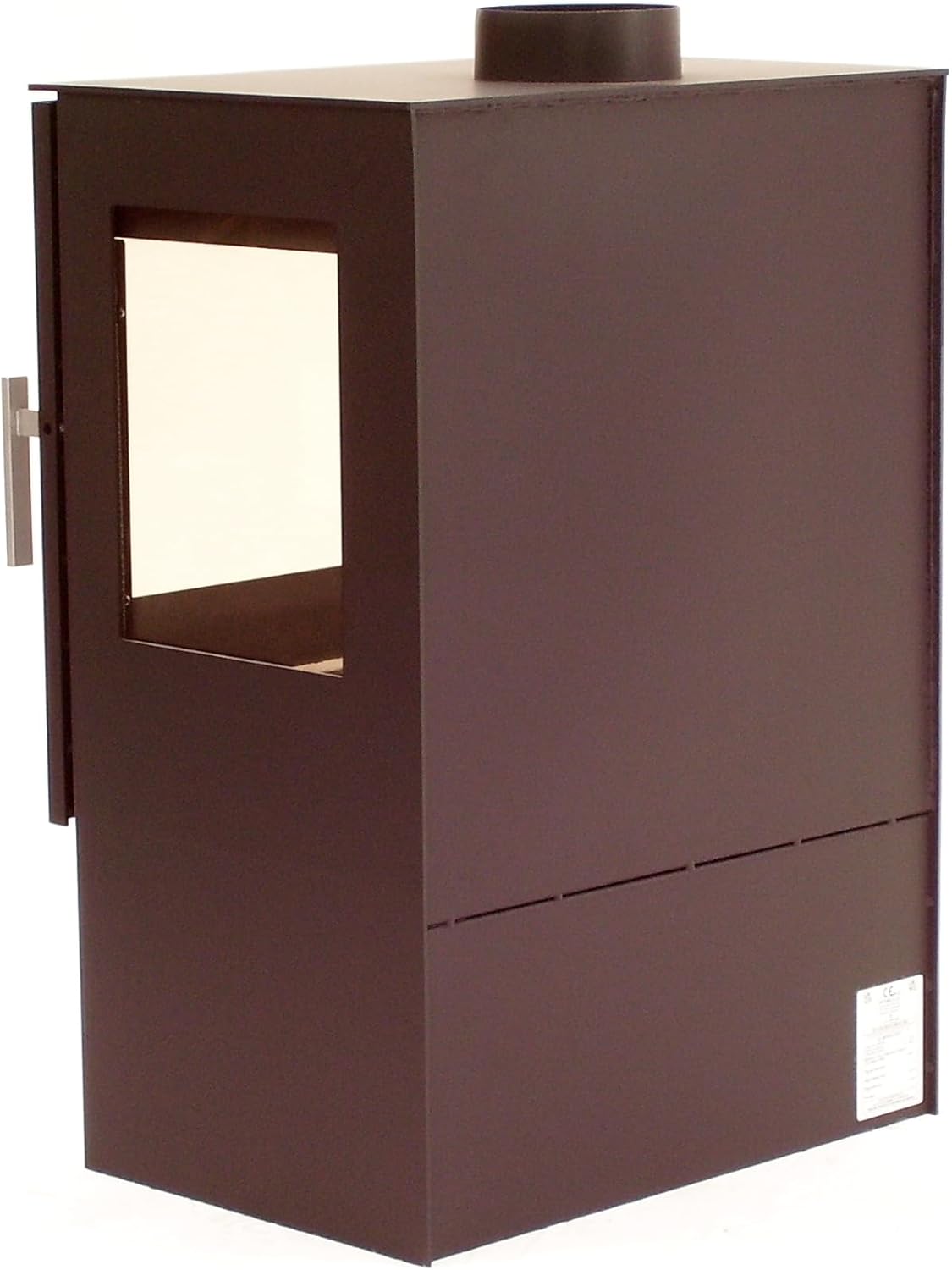 Panorama Kaminofen 9.8kW Holzofen 3 Scheiben 3 seitig Heizofen Ofen Kamin 56315 AWZ
