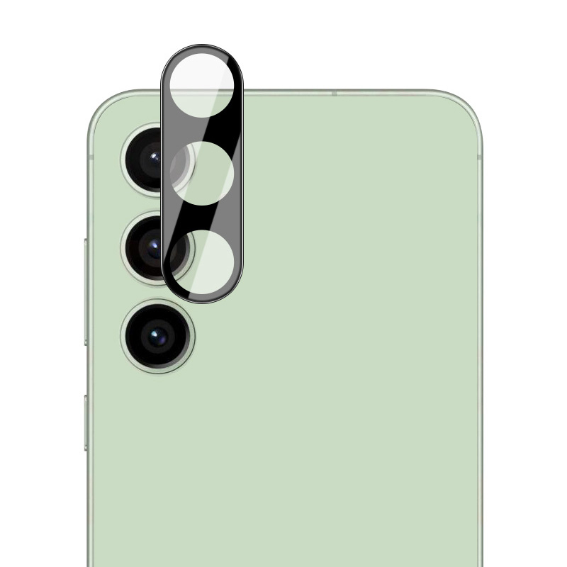 Samsung Galaxy S24 FE Kamera Objektiv Protector Vollschutz Panzer Glas - Schwarz