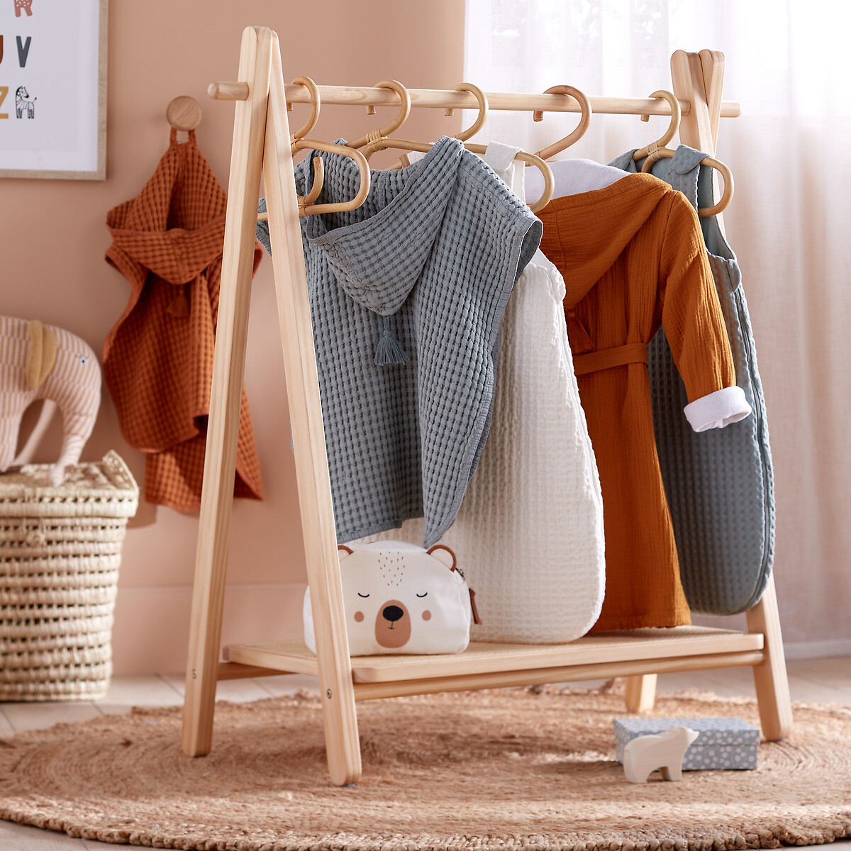 LA REDOUTE INTERIEURS<br>Saco de dormir waffle de algodão, Tifly