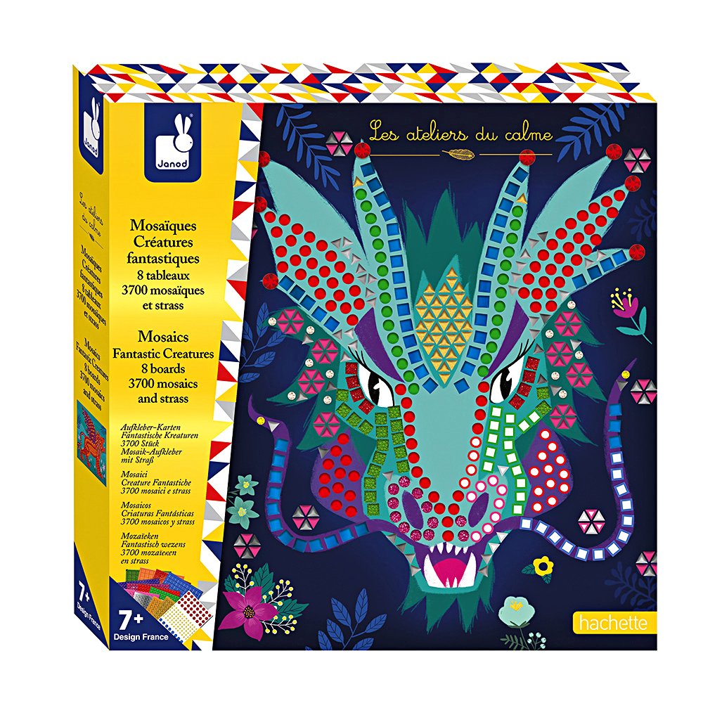 Mosaikkarten PHANTASIE-KREATUREN 8er-Set