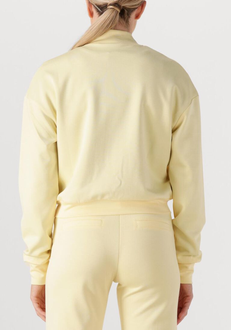 butter yellow house of gravity vest classic bomber jacket