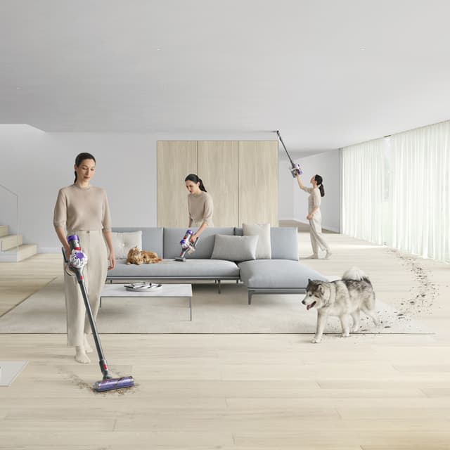 Dyson V8 Advanced stangstøvsuger 492636-01 (sølv/nikkel)