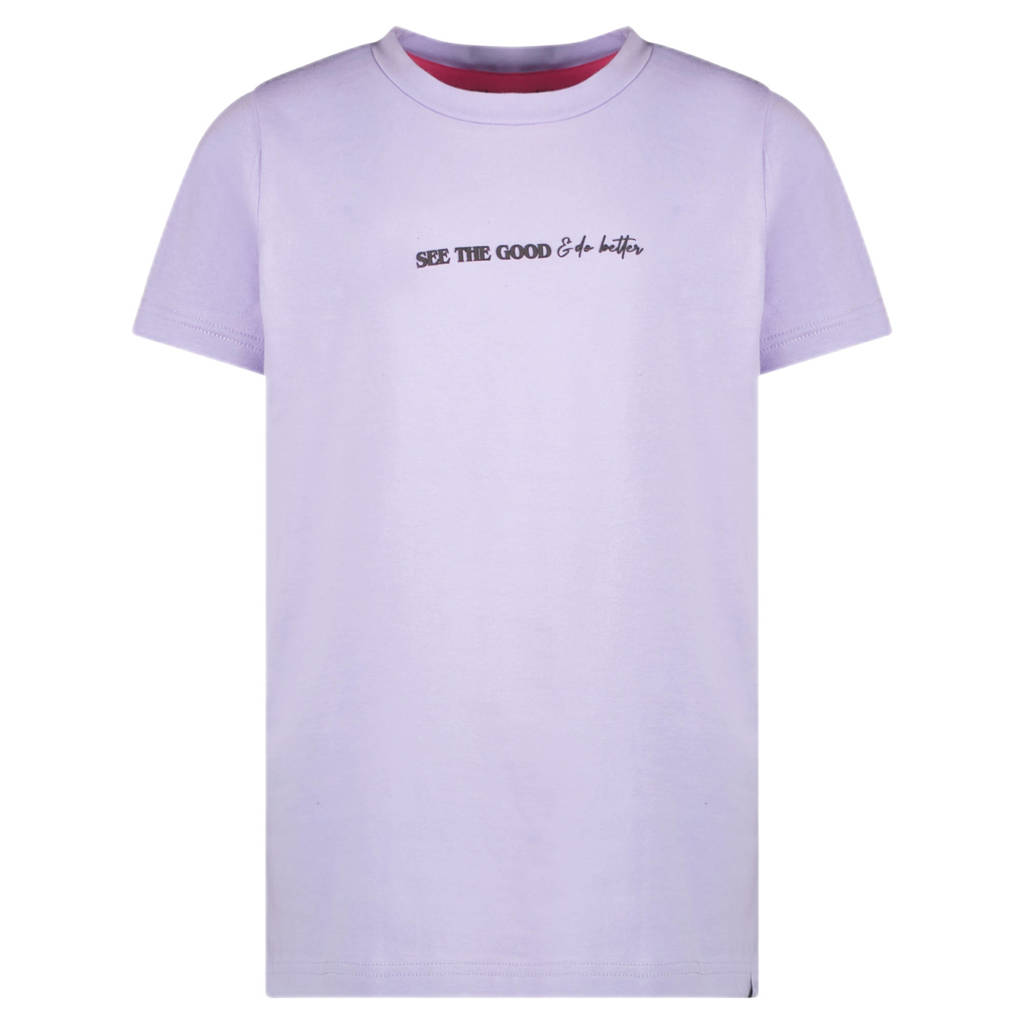 Cars T-shirt CARREY met tekst lila