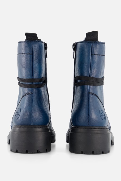 Rieker Veterboots blauw Synthetisch
