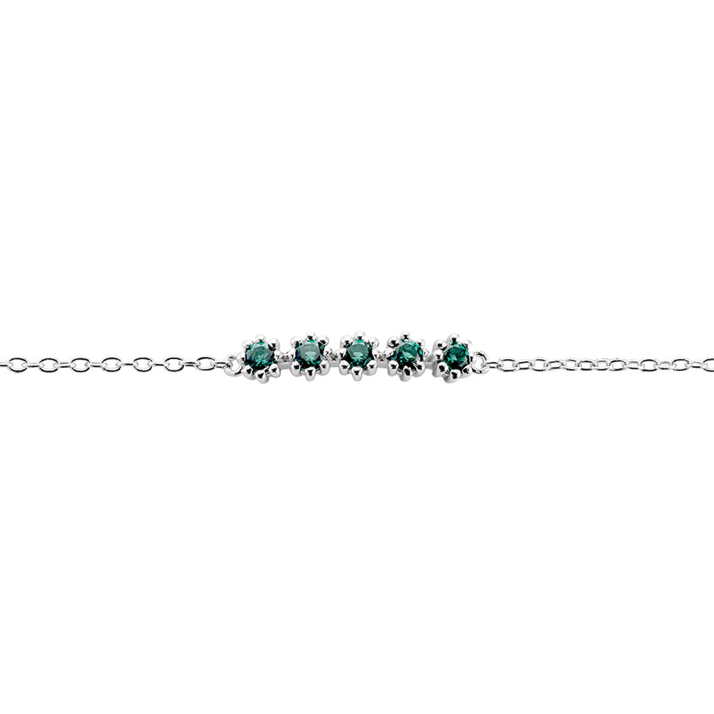Bracelet Karrie Argent Blanc Oxyde De Zirconium