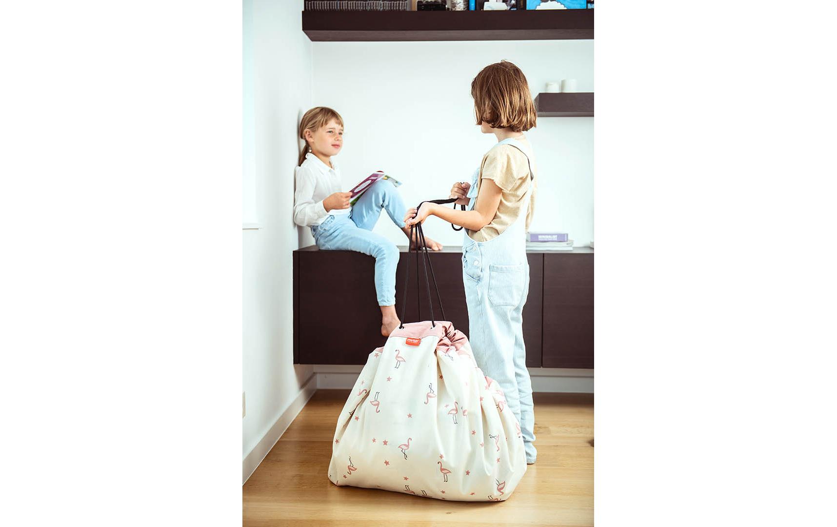 Spielzeugtasche Play & Go Walk in a Park2-in-1-Funktion: Aufbewahrungssack und Spielmatte