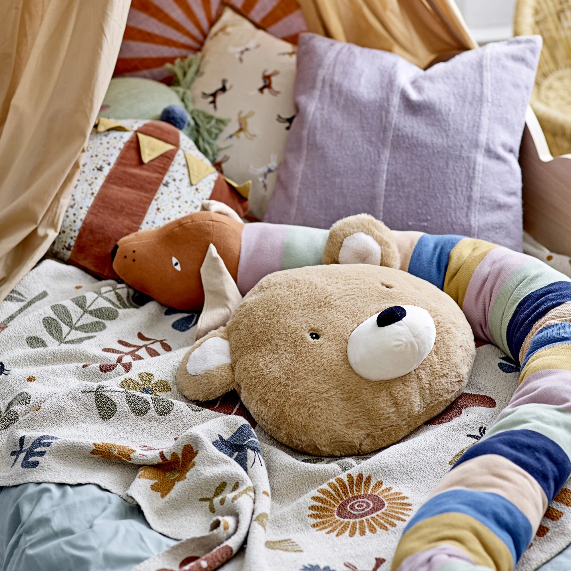 DORELL - Plaid tissu | Multicolore