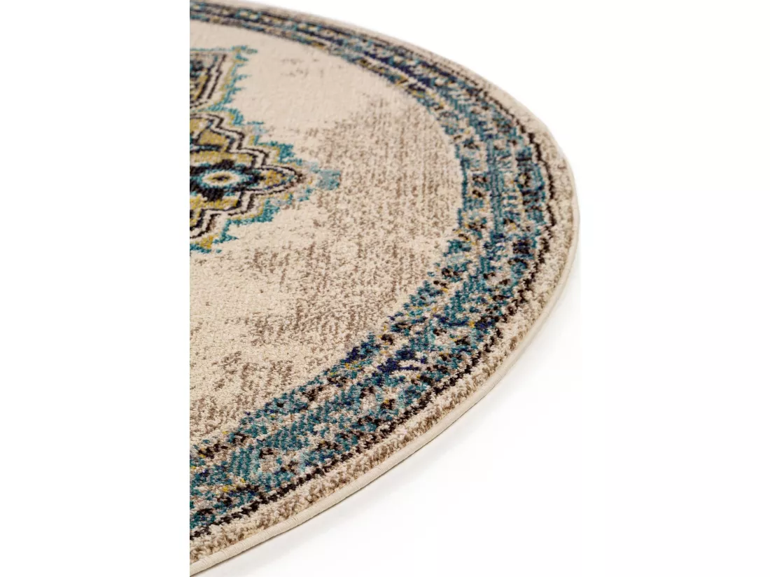Tapis rond Casa Beige ø 120 cm rond
