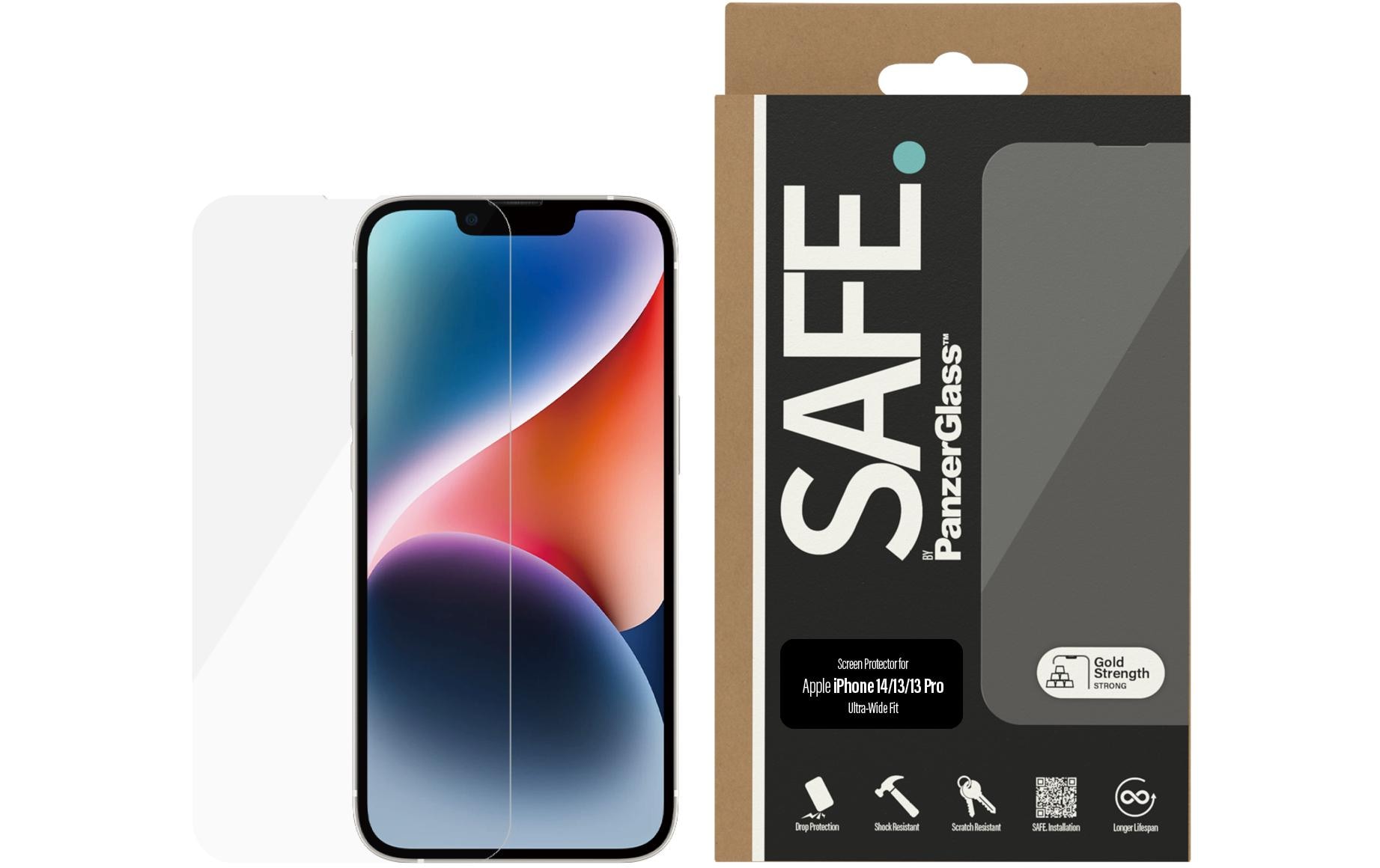 Displayschutz Ultra Wide Fit 14/13/13 ProDisplay-Schutzfolie für das Apple iPhone 13/iPhone 13 Pro/iPhone 14