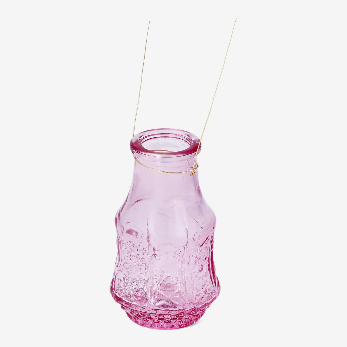 Mini pink glasvase