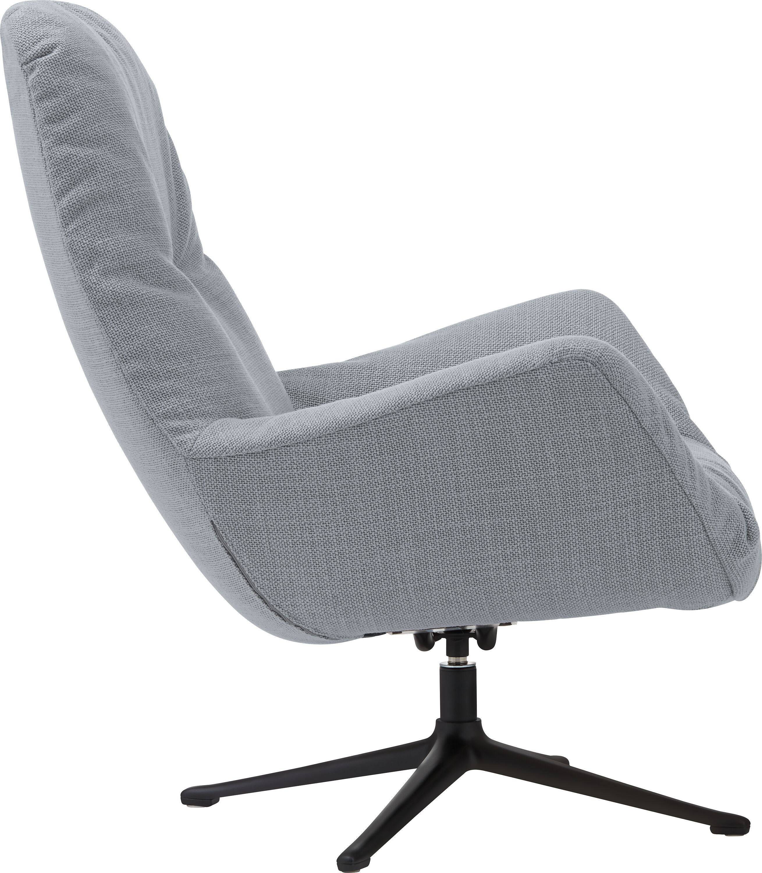 ANDRES Sessel - Hellgrau / B: 83.0 cm x T: 94.0 cm x H: 97.0 cm