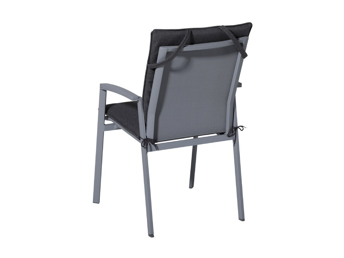 Madison Manchester grey outdoor stapelstoelkussen