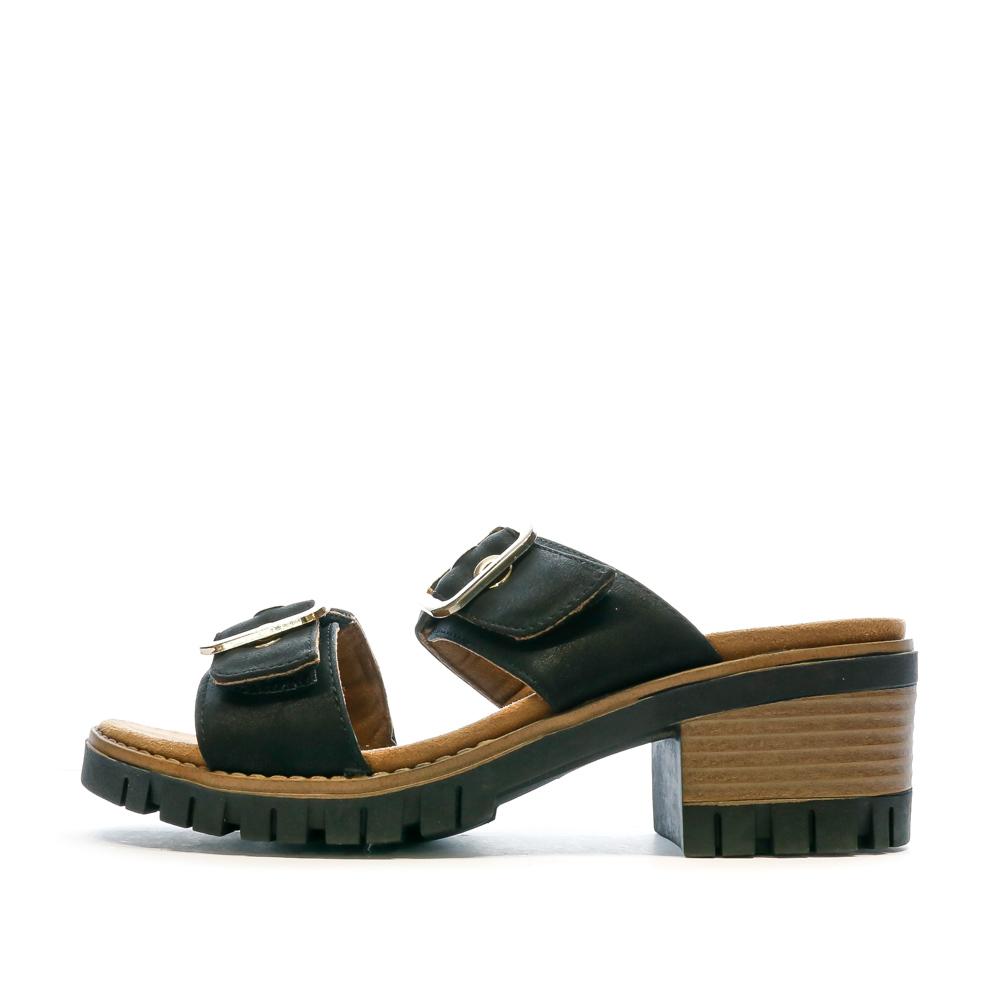 Relife Mules Noir Femme RELIFE Lehm